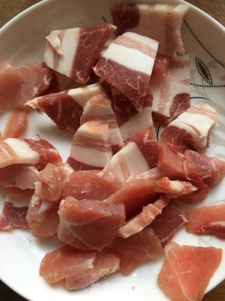 Braised Pork Belly with Beans recipe