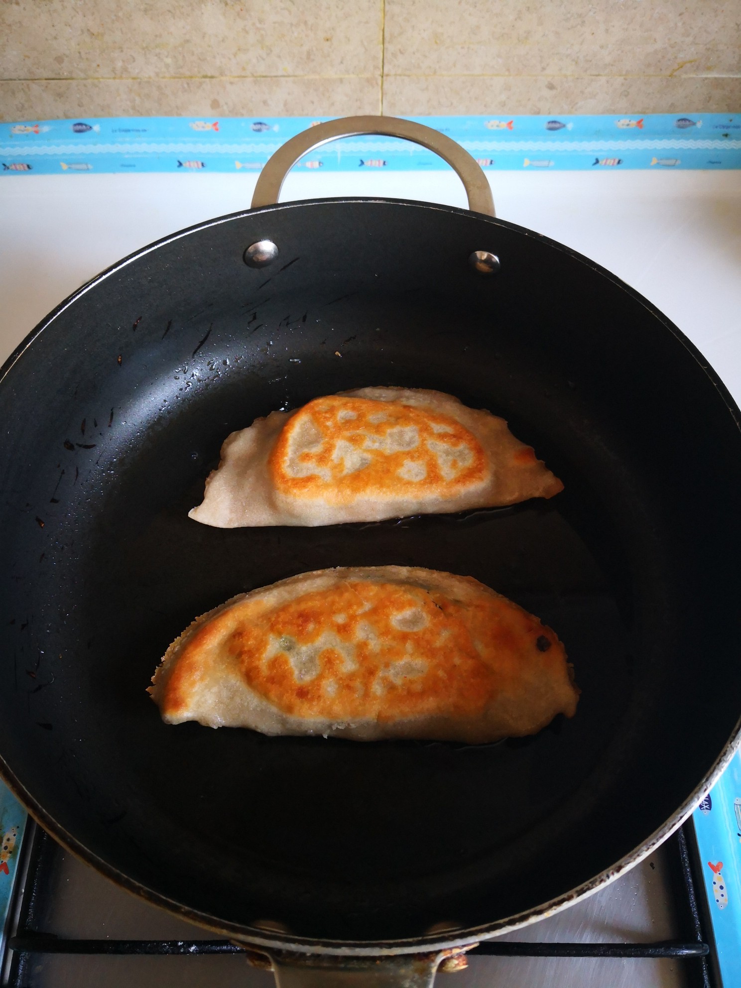 Soba Noodles Fried Dumplings recipe