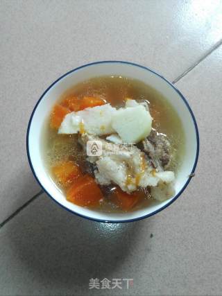 Pork Bone Yam Carrot Soup recipe