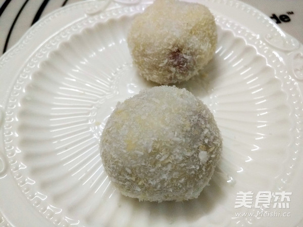 Purple Sweet Potato Glutinous Rice Cake recipe