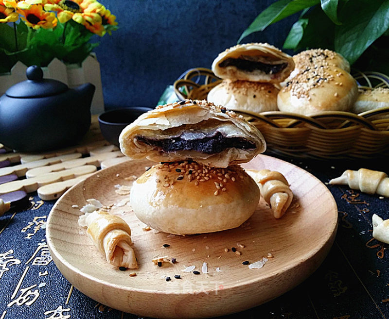 Mulberry and Black Sesame Crisp Bake recipe