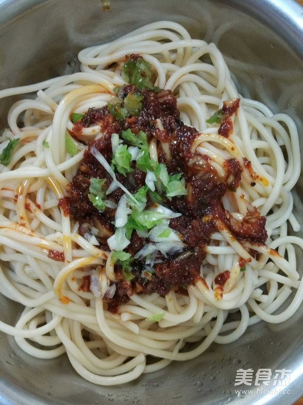 Spicy Scallion Noodle recipe