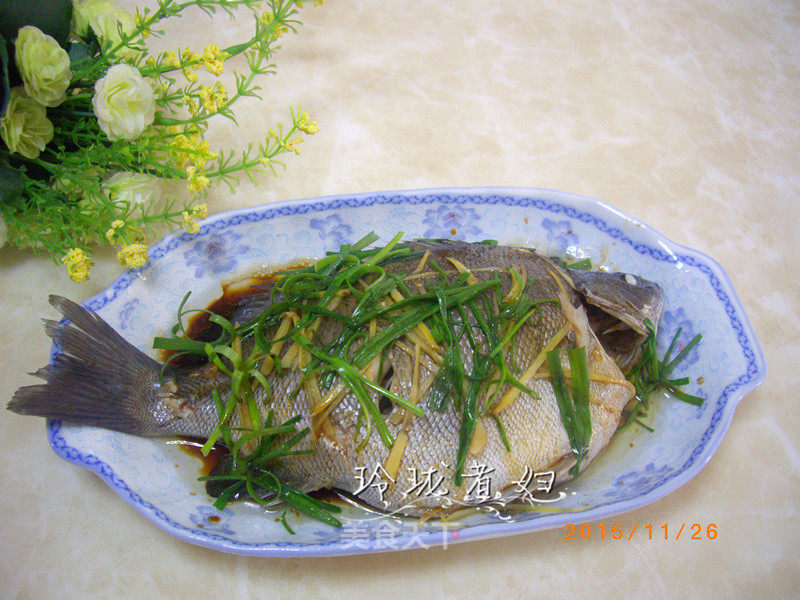 Steamed Pearl Spots recipe