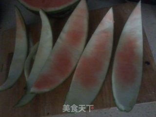 Cold Watermelon Peel recipe
