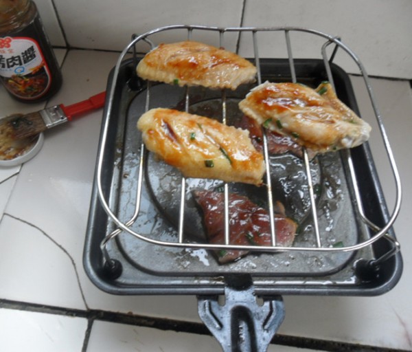 Chicken Wing Beef Platter recipe