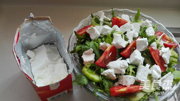 White Cheese Vegetable Salad recipe