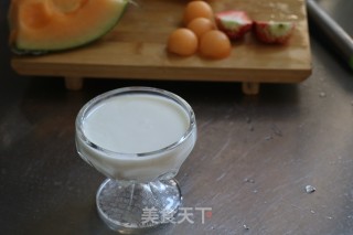Cantaloupe Yogurt Cup recipe