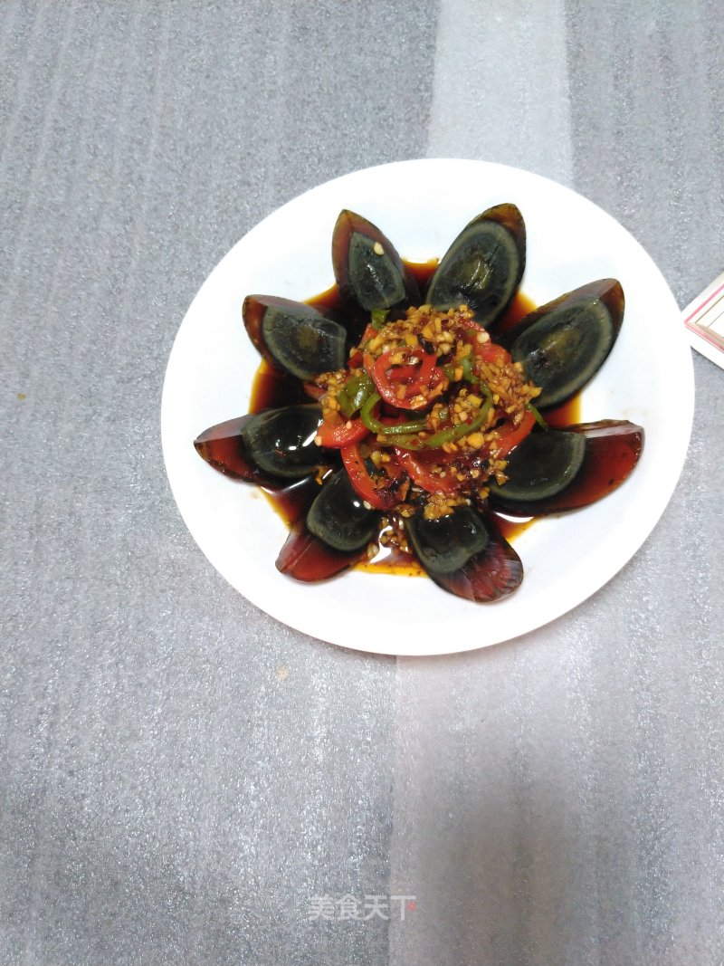 Preserved Egg with Cold Dressing recipe