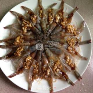 Steamed Shrimp with Garlic Vermicelli recipe