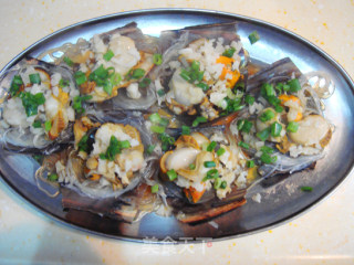 Steamed Scallops with Garlic Vermicelli recipe