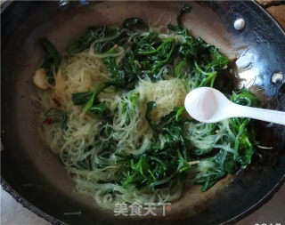 Spinach Mixed Vermicelli recipe