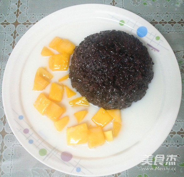 Mango Coconut Milk Black Rice Sauce recipe