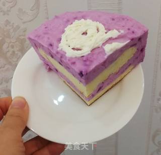 Purple Potato Mousse Cake recipe