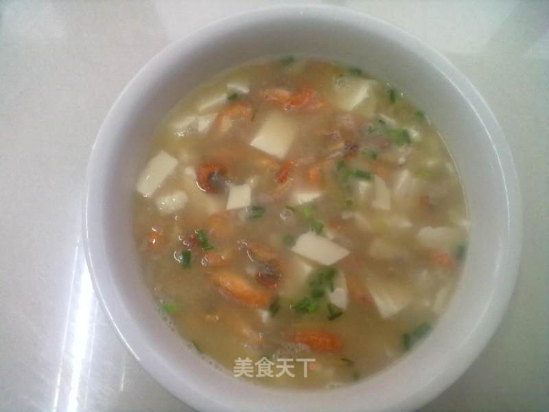Prawn Tofu Soup recipe