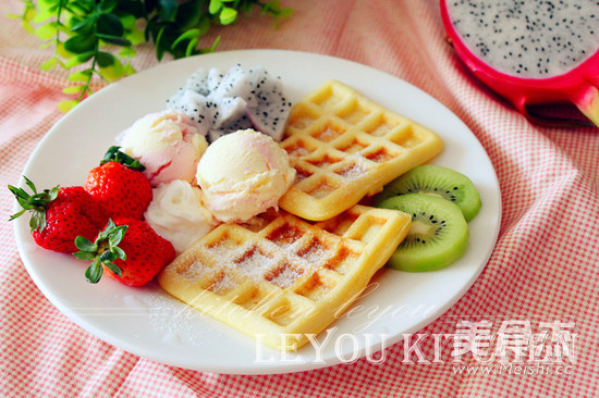 Ice Cream Waffles recipe