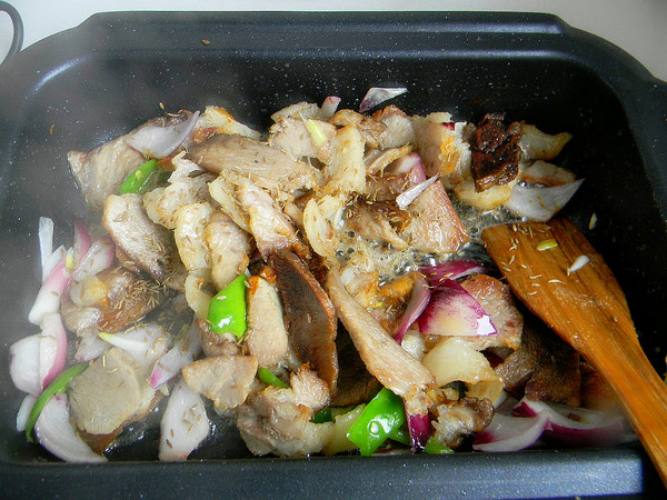 Twice-cooked Pork Slices recipe