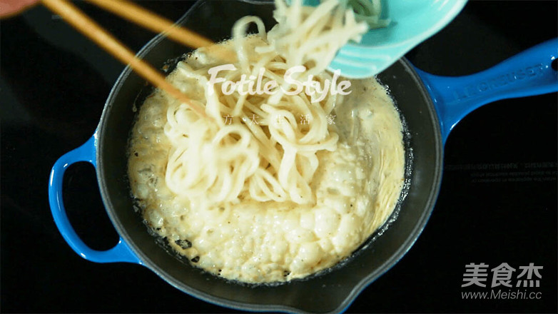 Hand-rolled Noodles with Toon Gratin recipe