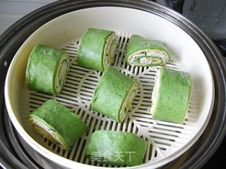 Summer Fresh Staple Food-----jade Tofu Rolls recipe