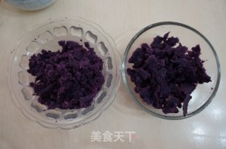 Purple Sweet Potato Crown Bread recipe