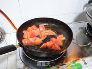 Stir-fried Shrimp Balls with Tomato and Cauliflower recipe