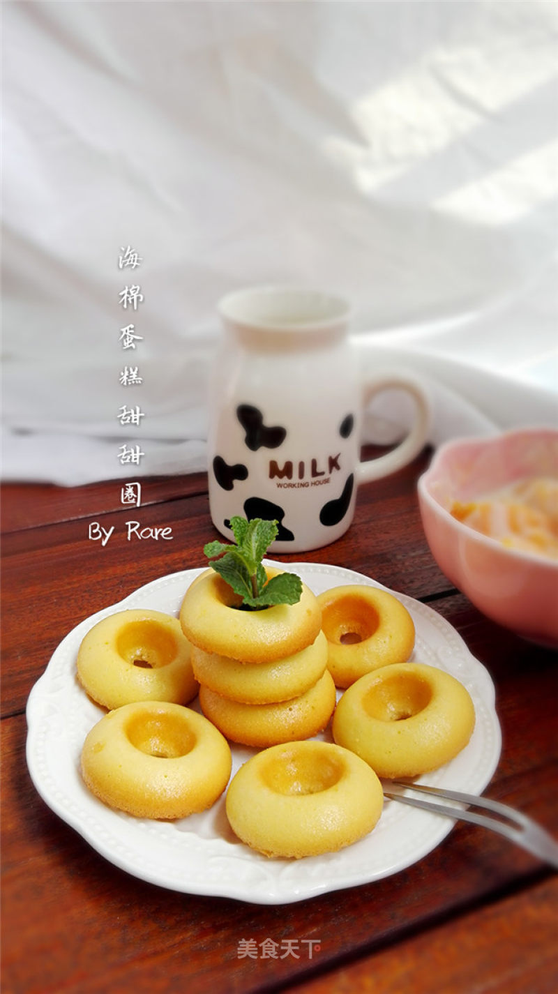 Mini Sponge Cake Donuts recipe