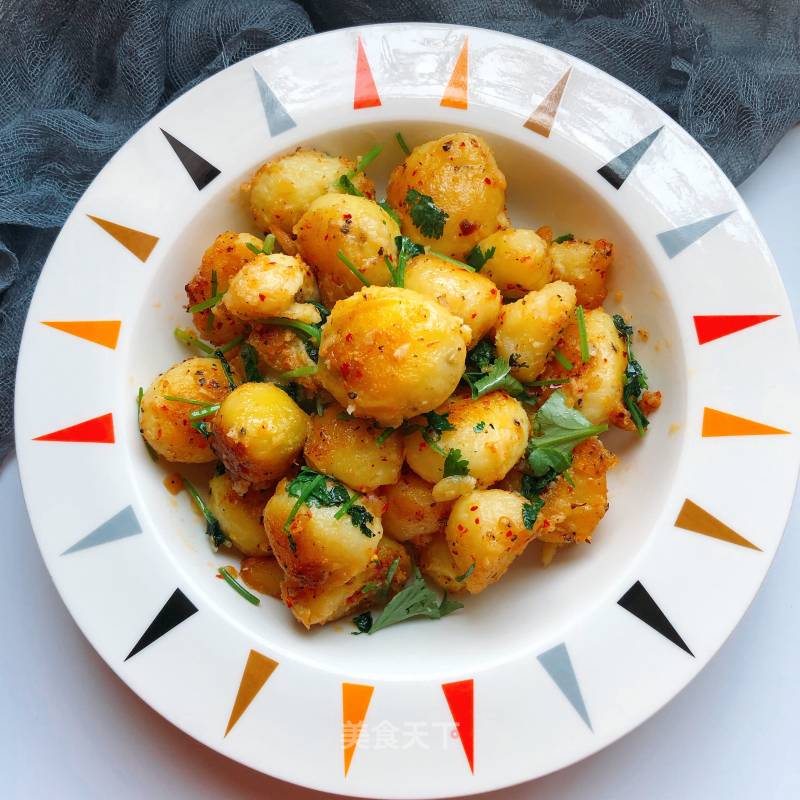 Pan-fried Baby Potatoes recipe