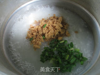 Pork Floss Rice Congee recipe