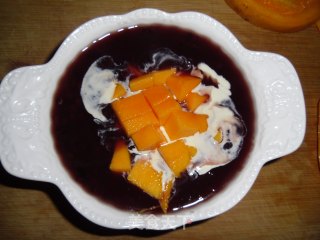Mango Black Rice Porridge recipe