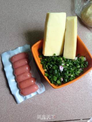 Intestine Cheese Scallion Bread recipe