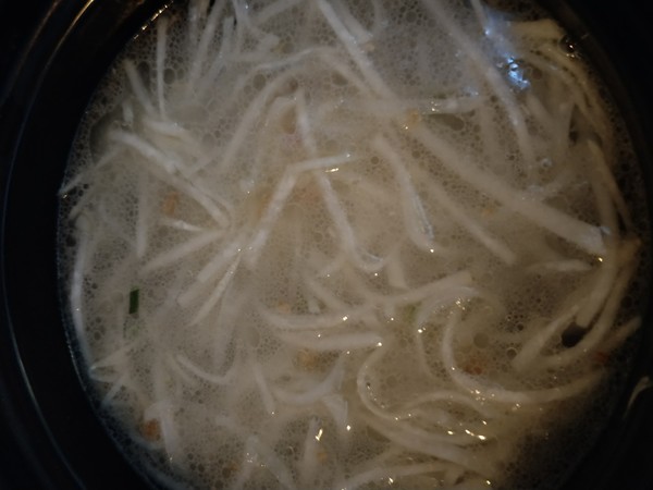 Radish Vermicelli Ball Soup recipe