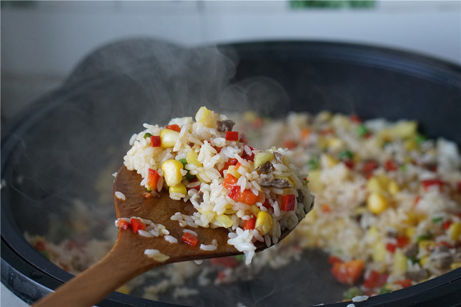 Pineapple Beef Ball Fried Rice recipe