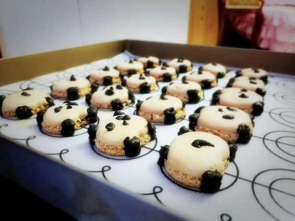 Panda Macaron recipe