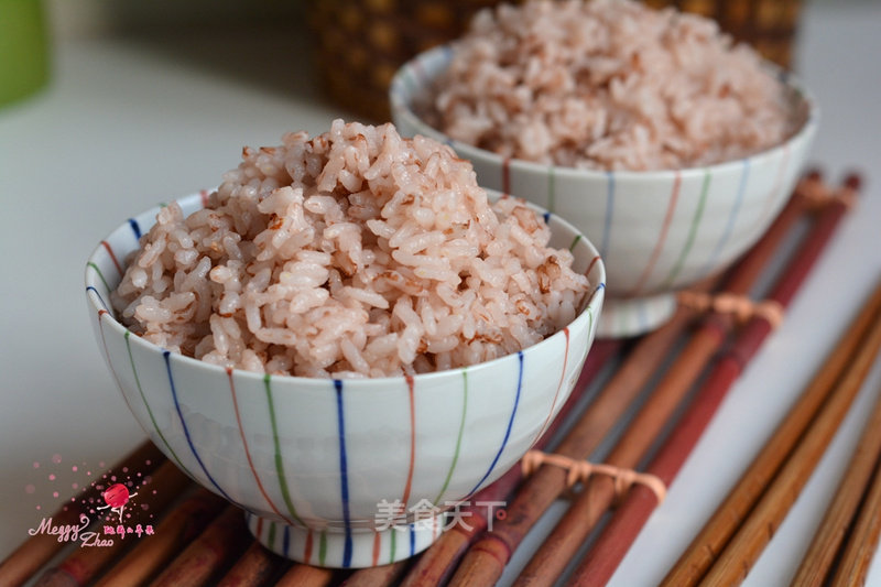 Red Japonica Rice and White Rice recipe