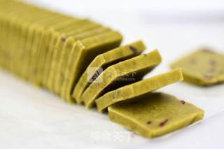 Matcha Cranberry Cookies recipe