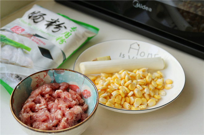 Minced Meat and Corn Chowder recipe