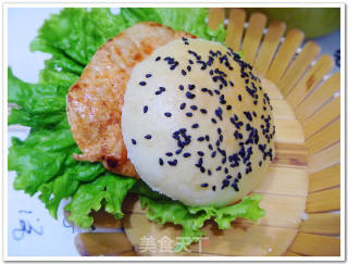 【yiru Baking】do It Yourself Diy Burger for Breakfast----【orleans Fried Chicken Burger】 recipe