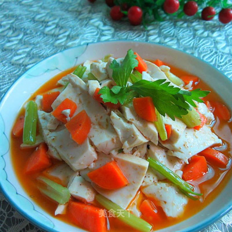 Tofu with Carrots recipe
