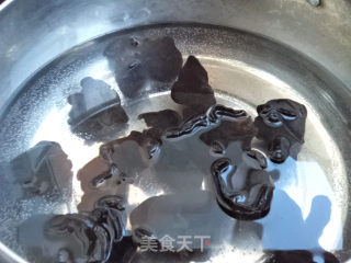 【tianjin】spinach Mixed with Black Fungus recipe