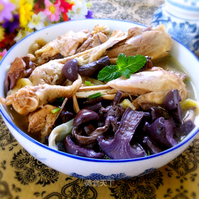 Chicken Stewed with Mushrooms (authentic Northeastern Version)