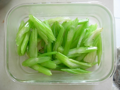 Boiled Celery Duck Blood recipe