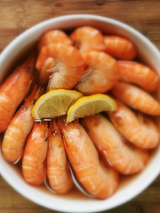 Chilled Lemon Grain Shrimp recipe