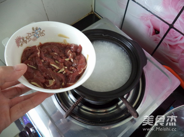 Nest Egg Beef Porridge recipe