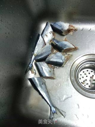 Pan-fried Saury recipe