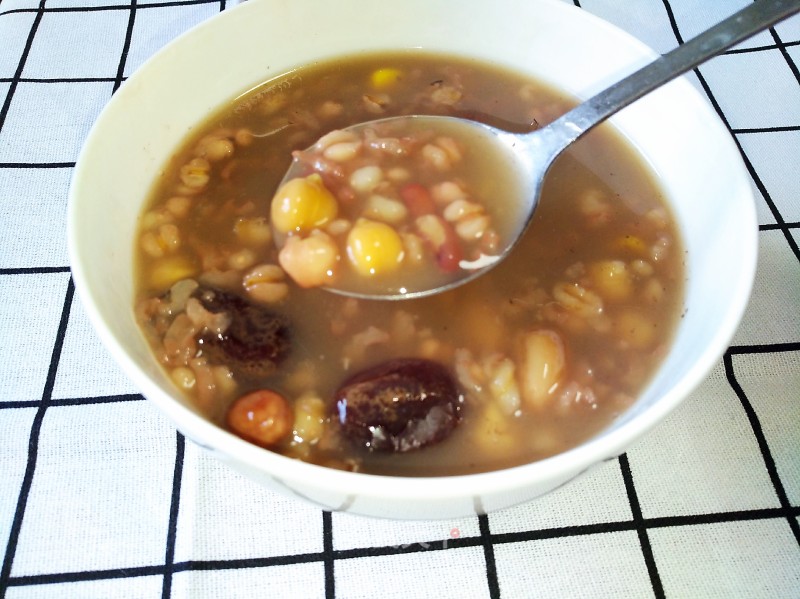 Barley and Red Bean Mixed Grain Congee recipe