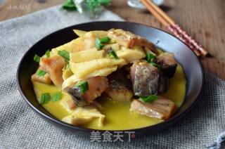 Braised Salted Fish with Winter Bamboo Shoots recipe