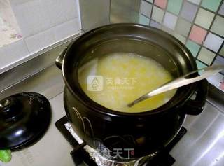 Shrimp Congee with Coarse Grain Vegetables recipe