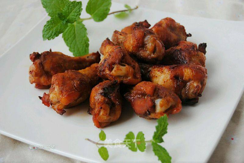 #aca烤明星大赛#cumin Orleans Roasted Wing Root recipe