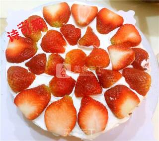 #aca烤明星大赛#strawberry Cream Cake recipe