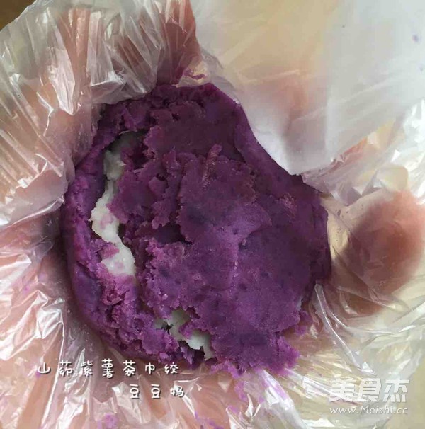 Twisted Yam Purple Sweet Potato Tea Towel recipe