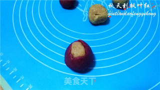 #新良第一节烤大赛# in The Name of Love-pure Natural Peach Mountain Skin Moon Cakes recipe